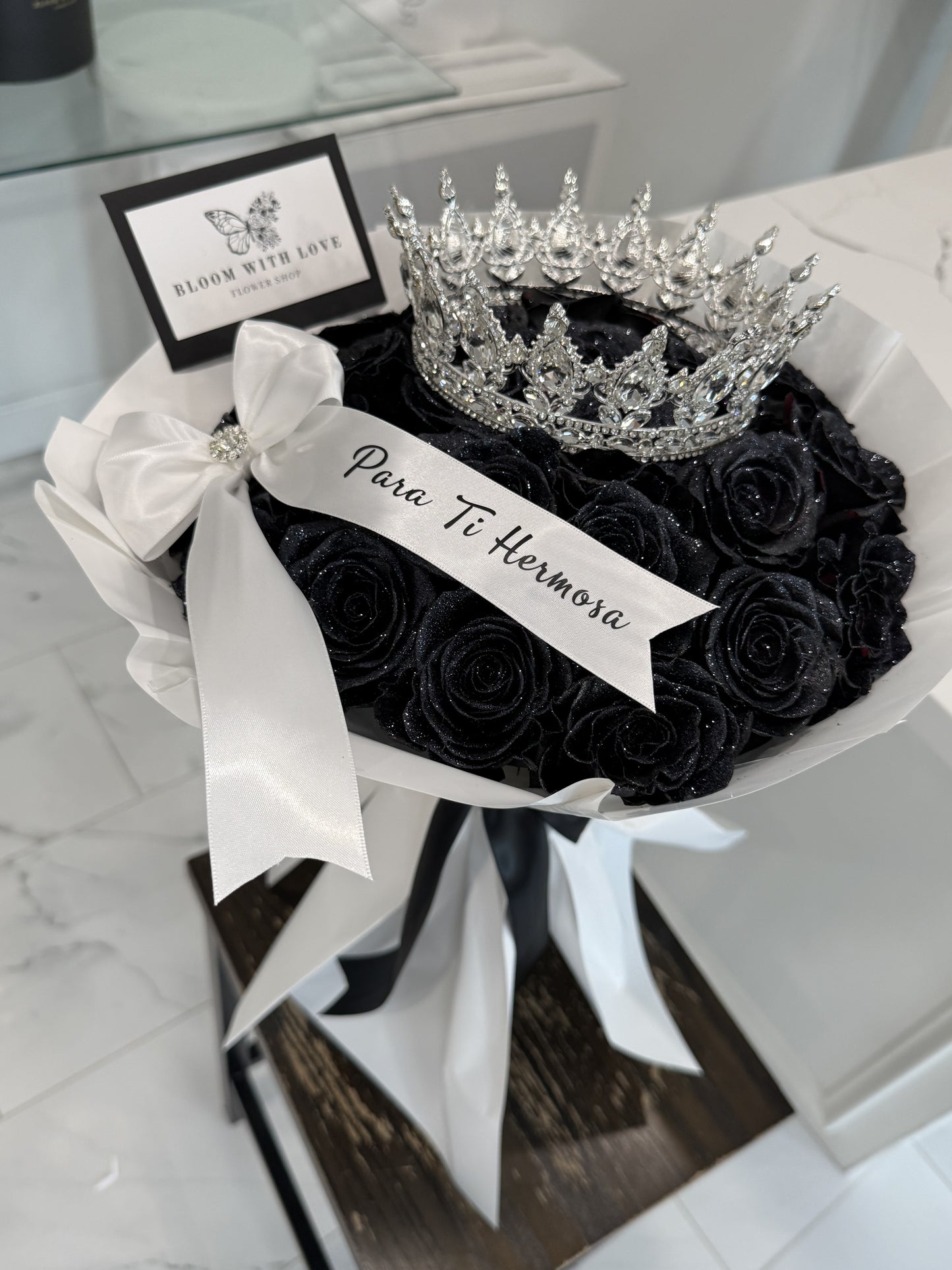 Midnight Elegance: Bloom with Magic