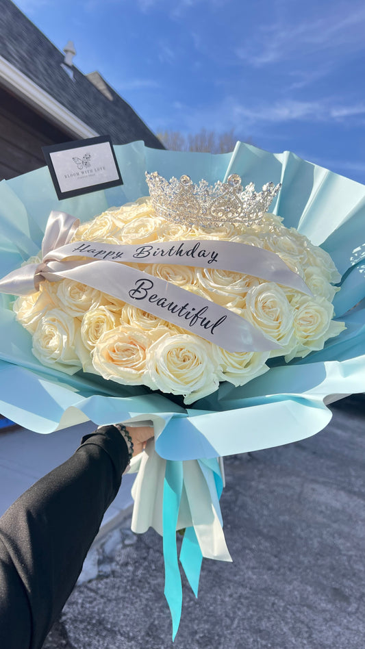 White Rose Bouquet