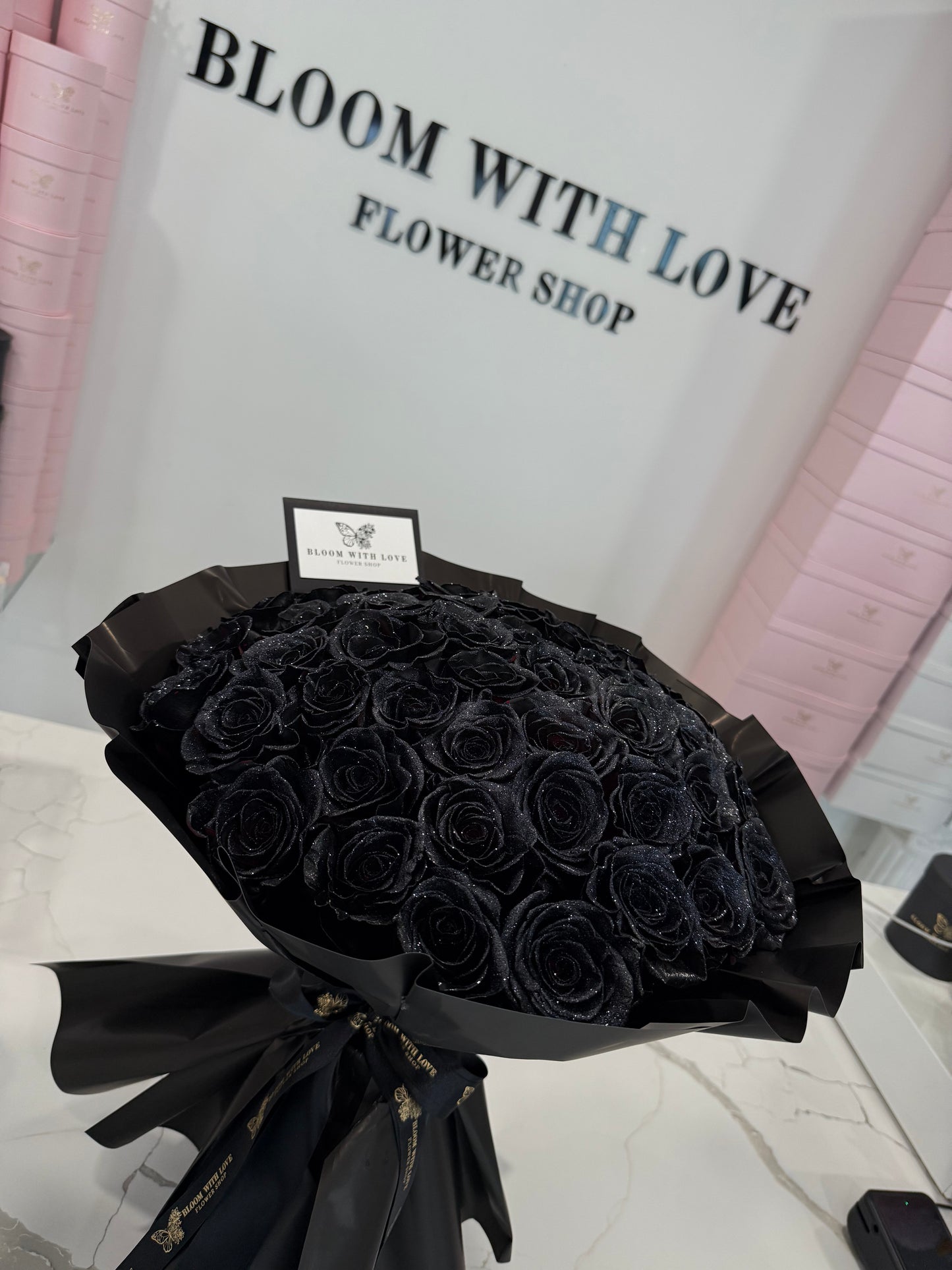 Midnight Elegance: Bloom with Magic