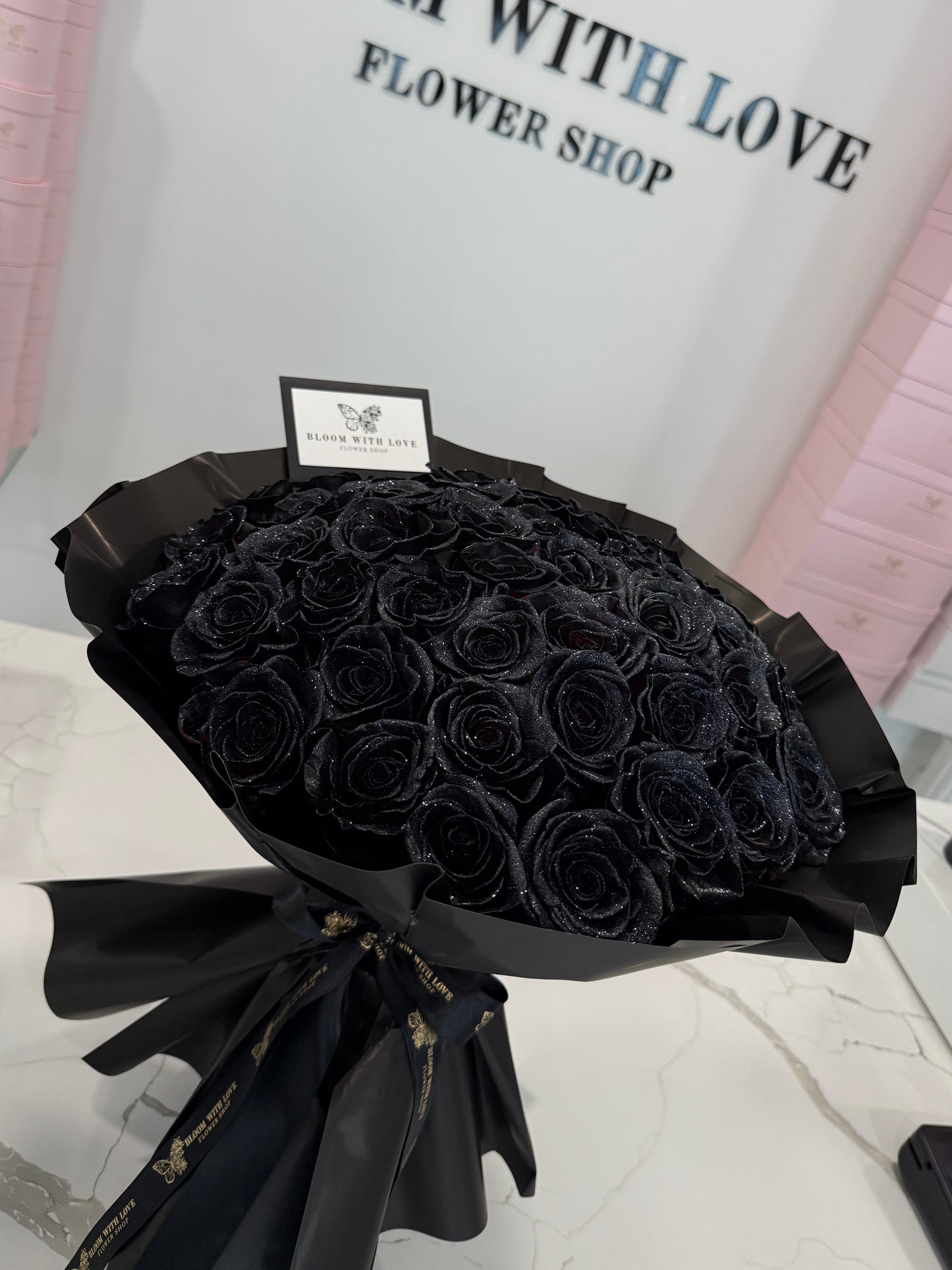 Midnight Elegance: Bloom with Magic