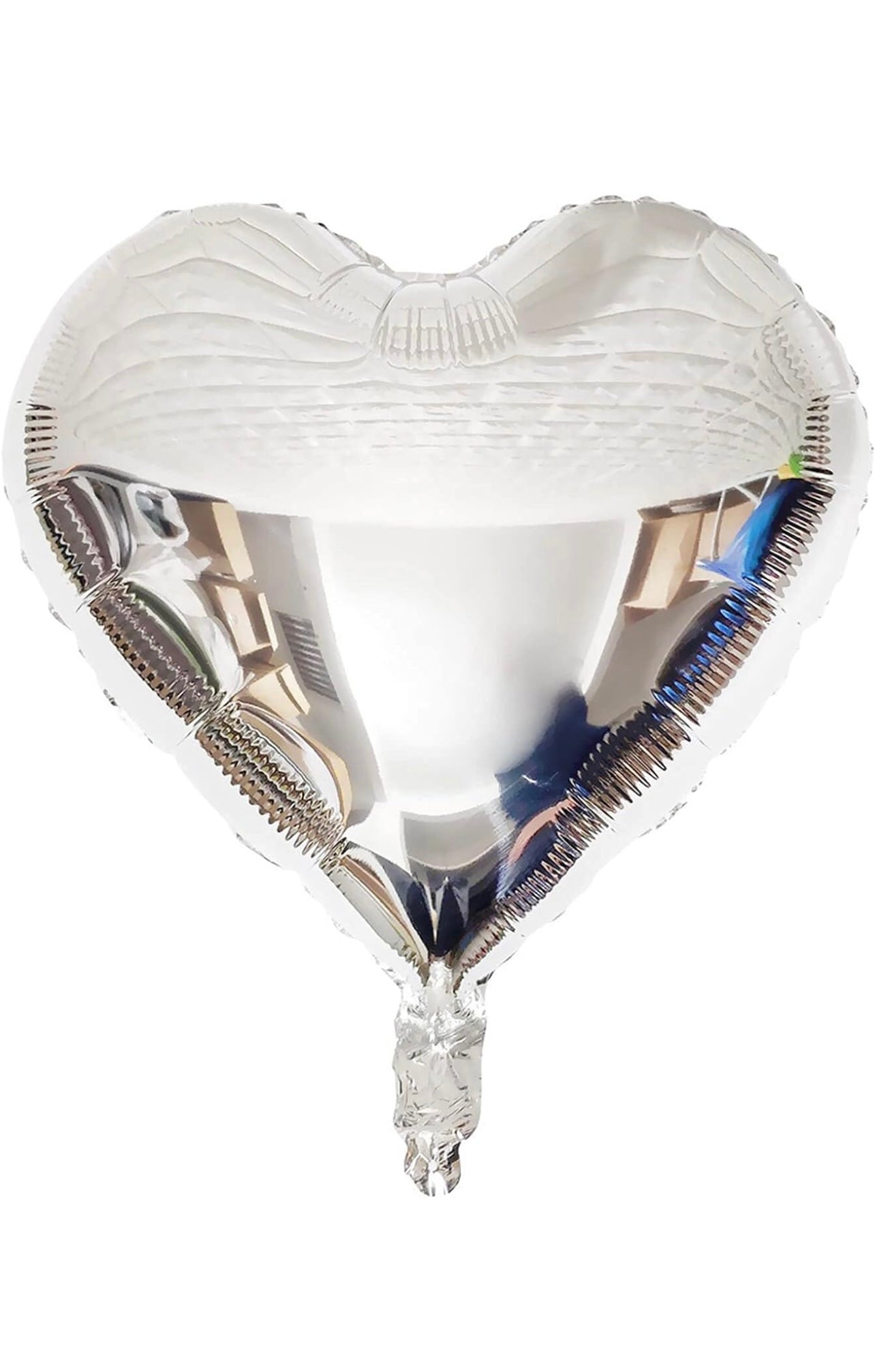 Silver Heart Balloon
