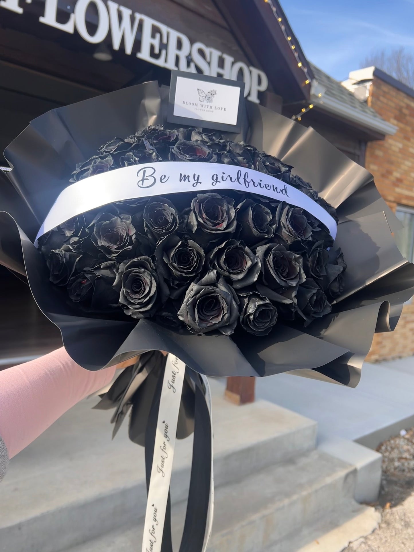 Black Rose Bouquet