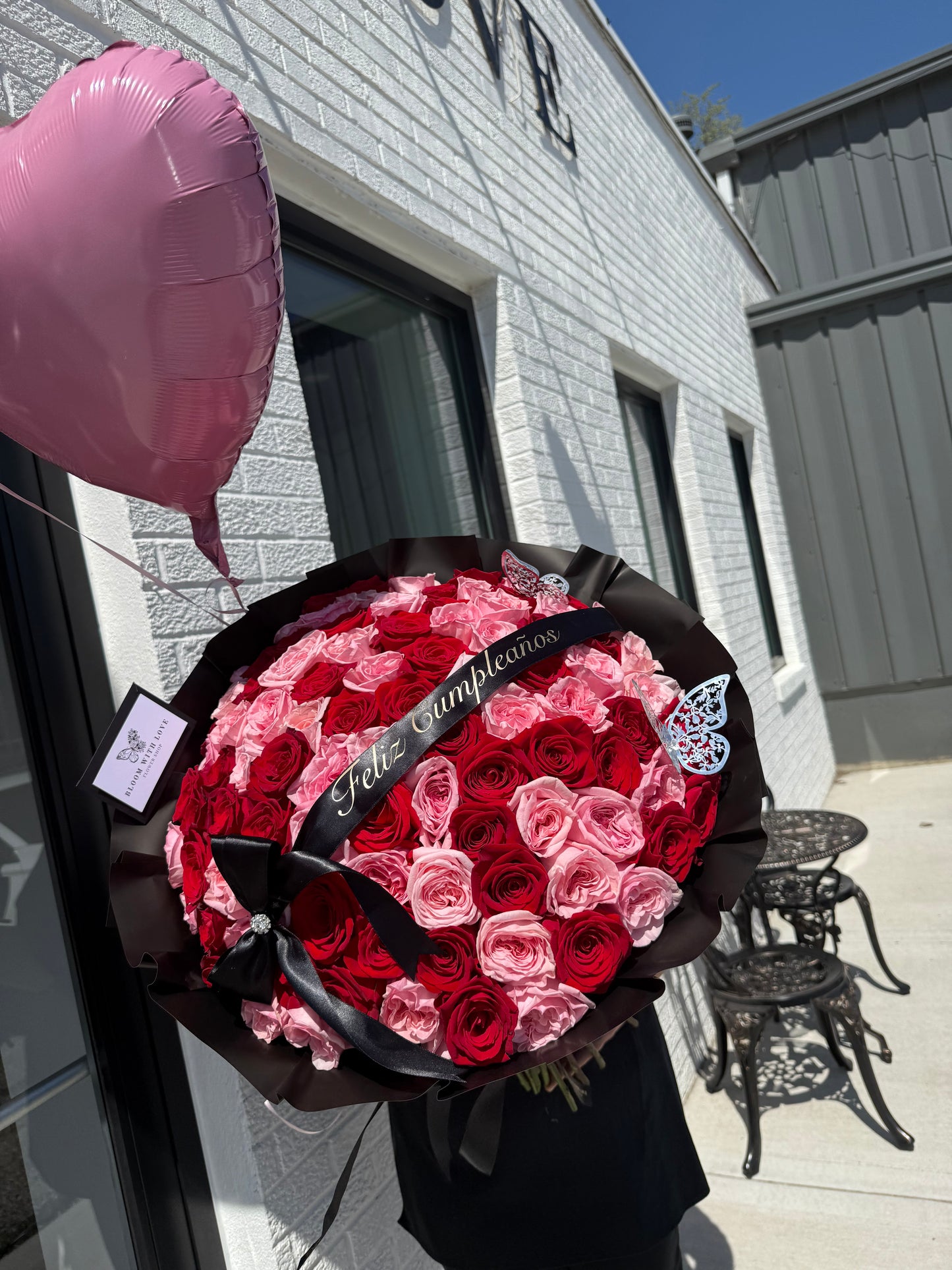 Pink & Red Mix Rose Bouquet