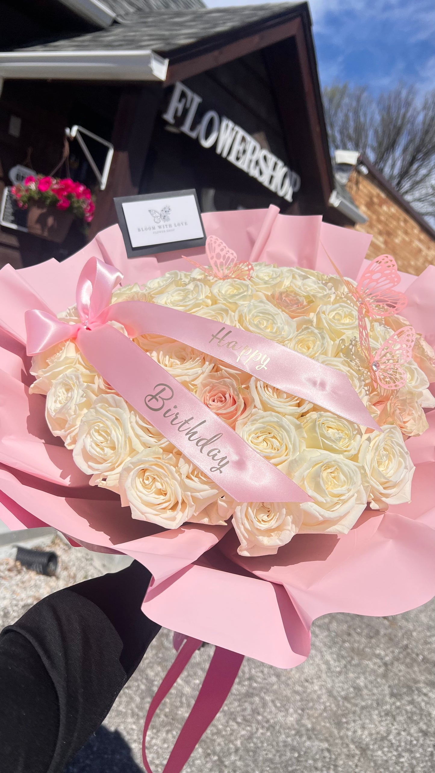 White Rose Bouquet