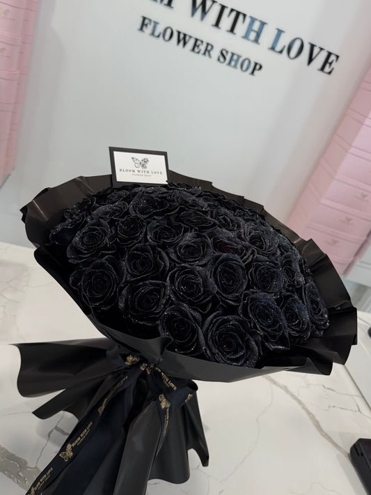 Midnight Elegance: Bloom with Magic
