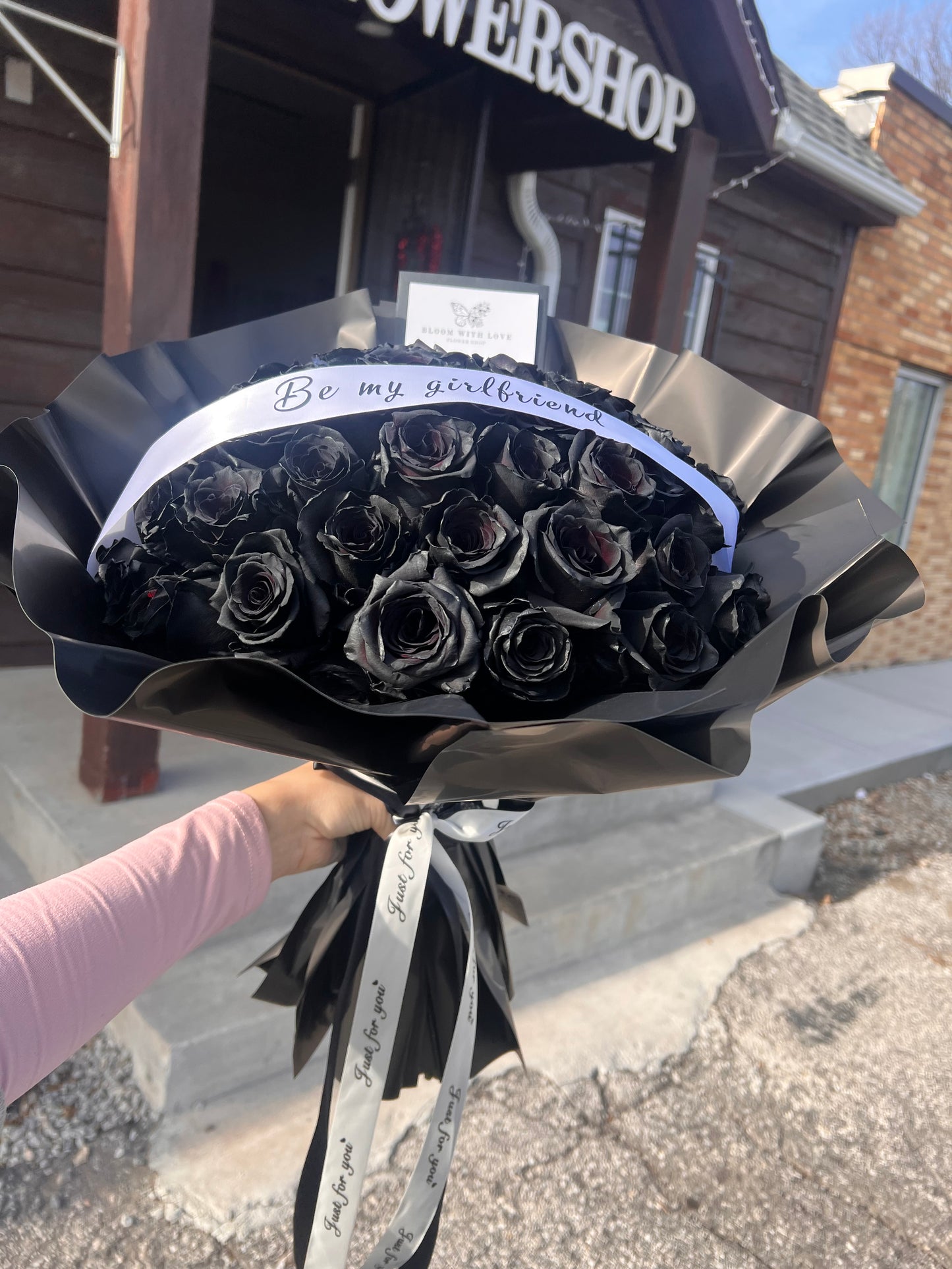 Black Rose Bouquet